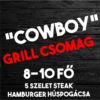 Kép 1/4 - Cowboy Grill csomag (cowboy és top sirloin center cut steak+hamburger pogácsa)